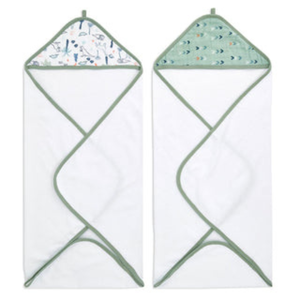 Serviette de bain à capuche super absorbante pour nouveau-nés tout-petits coton bambou doux sexe neutre pour salle de bain utilisation cadeau de douche de bébé - Product Image 5