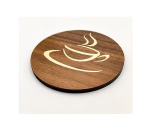 Ensemble de 4 sous-verres en acier inoxydable doré antique faits à la main avec tapis et coussinets au design haut de gamme - Product Image 6