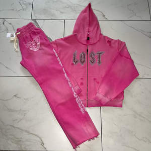 ชุดกีฬาผ้าคอตตอนสำหรับผู้ชายชุดวอร์มและเสื้อฮู้ดสำหรับ100% ชุดกีฬาผ้าฝ้ายปักลายติดโลโก้ได้ตามต้องการ - Product Image 5