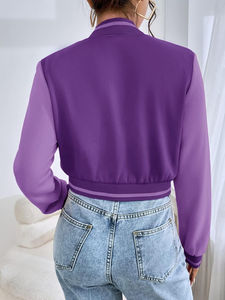 New Top Quality Cropped Varsity <b>Jackets</b> <b>for</b> <b>Women</b> and Custom Logo Premium Quality <b>for</b> Best Material Varisty <b>Jacket</b> - Product Image 6