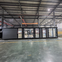 Maison modulaire préfabriquée certifiée 70m² et 100m² en acier, maison modulaire chinoise pour chantier de construction