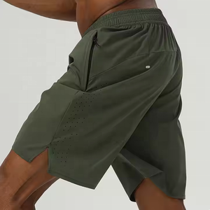 Pantalones Cortos Deportivos para Hombre, de Alta Calidad, Transpirables, Sólidos, de Secado Rápido, con Cordón Oculto, Estilo Casual y Urbano - Product Image 1