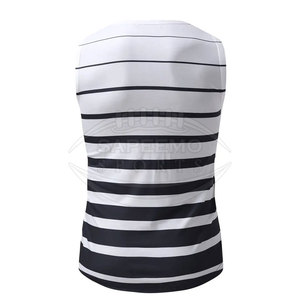 Haut de course pour homme Respirant Séchage rapide Tricoté Polyester/Coton Chemise de sport avec logo frontal Personnalisable pour l'entraînement physique - Product Image 2