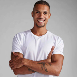 T-shirts d'entraînement pour hommes sans coutures, vente en gros, sur mesure, légers, de haute qualité, respirants, écologiques, 100% coton, vêtements de sport - Product Image 3