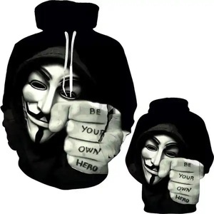 Vente en gros de sweats à capuche en molleton unisexe personnalisés épais et vierges sweats à capuche pour hommes 100% coton brodé hoddies d'hiver pour hommes - Product Image 1