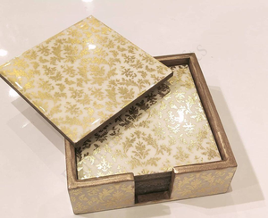 Nouveauté, sous-verres en MDF de haute qualité, respectueux de l'environnement, avec des motifs personnalisés imprimés, avec support, fabriqués en Inde - Product Image 1