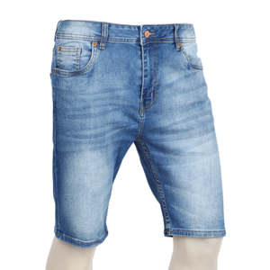 Modern Streetwear Blue Denim <b>Shorts</b> for Men OEM Cotton Slim Fit Summer Casual Style Custom Comfortable High Quality Jeans - Product Image 2