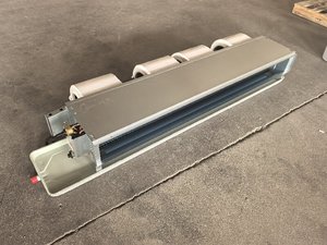 Unité <span class=keywords><strong>de</strong></span> ventilation à résistance conformatrice (FCU) horizontale dissimulée pour résidences – Système CVC à eau pour chauffage et refroidissement efficaces – <span class=keywords><strong>Climatisation</strong></span> - Product Image 2