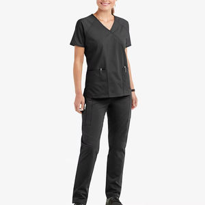 Personalizar Enfermería Médica Hospital Uniforme Scrub Sets de punto 100% Poliéster Unisex Longitud regular Ajuste cómodo - Product Image 1
