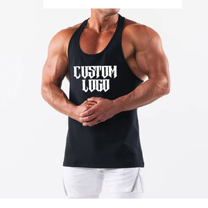 Men's Custom Gym Singlet Tank Top Sublimated Athletic <b>Vest</b> 90% Polyester 10% Spandex Knitted Plus Size Bodybuilding Workout <b>Vest</b> - Product Image 6