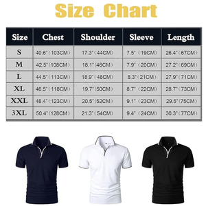 Polo de algodón 100% de tendencia transpirable para hombre, Polo Multicolor de verano para hombre, camisetas informales con cuello en V de diseño básico - Product Image 6