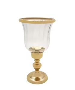 High-Selling Royal Luxury Metal Candle Holder Jars Golden Ring Christmas Decor <b>Lighting</b> for Home Decoration At <b>Cheap</b> Price - Product Image 4