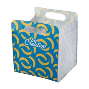 Organizer da Scrivania Ecologico in RPET CreaFelt - Gadget Sostenibile per il Desktop - Product Image 5