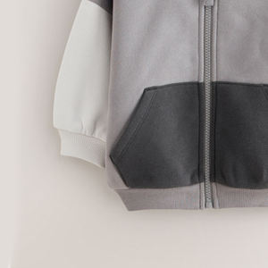 High Quality Pullover Color Blocking <b>Hoodies</b> For Kids Customized Logo Printing Winter's Collection For Kids Cheap Rate Trending - Product Image 2