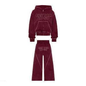 เสื้อฮู้ดพิมพ์ลายพระอาทิตย์จางหายแนววินเทจสำหรับผู้ชายเสื้อผ้าแนวสตรีทผ้าฝ้าย100% มีฮู้ดสำหรับฤดูหนาวขนาด XS - Product Image 3