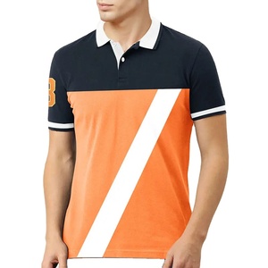 Chemise décontractée pour homme, en tricot uni, avec logo brodé sur le devant, poche, 100 % coton, séchage rapide, manches courtes, uniforme de travail en gros - Product Image 1