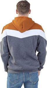 Sudaderas con Capucha para Hombre, Estilo Informal, con Estampado Jacquard a Cuadros, Manga Larga, Cordón Ajustable, con Bolsillos Tipo Canguro - Product Image 2