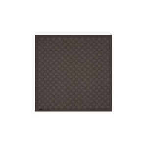 ผ้าพันคอผู้หญิงลายโมโนแกรม 100x100 ซม. สีเทา-ผ้าคลุมศีรษะและผ้าพันคอ - Product Image 1
