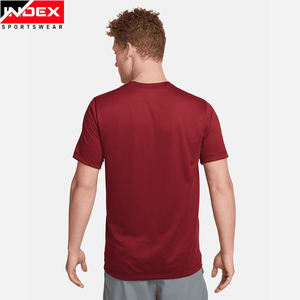 T-shirt décontracté pour homme INDEX SPORTS WEAR, 100 % coton jersey, coupe ample, col rond, manches courtes, imprimé par transfert thermique, anti-boulochage - Product Image 2