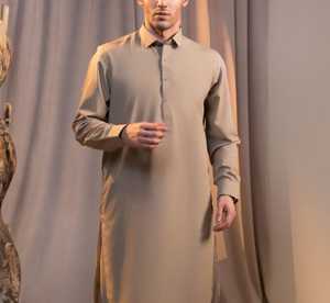Shalwar Kameez Avant Garde Design Silhouette contemporaine tendance pour homme Vêtements ethniques décontractés - Product Image 4