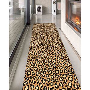 Alfombra con Estampado de Leopardo - Moderna, Colorida, Decoración para el Hogar Estilo Loft, Alfombra Delgada No Tejida - Product Image 4