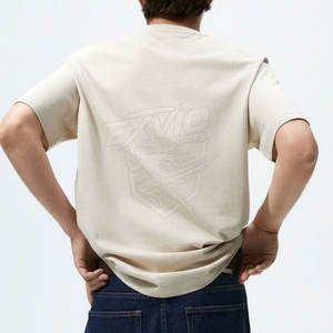 Prix de gros T-shirt surdimensionné pour homme sur mesure Dernier style Vêtements décontractés T-shirts surdimensionnés pour homme - Product Image 2