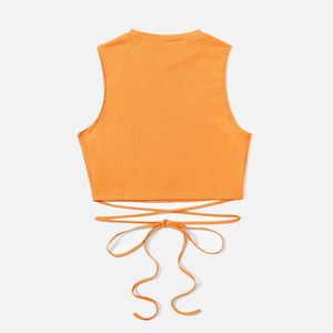 เสื้อครอปคอกลมสำหรับผู้หญิงเสื้อครอปน่ารักสำหรับผู้หญิงเสื้อครอปเสื้อกล้ามสำหรับผู้หญิงราคาถูกเสื้อครอปท็อป2025 - Product Image 3