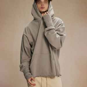 Sweats à capuche unisexe vintage délavés à l'acide en coton pour hommes et femmes - Product Image 1