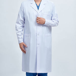 Venta al por mayor de alta calidad Hospital Medical Lab Doctor Coats chaqueta uniforme para médicos masculinos Scrub enfermera hombres algodón para Unisex - Product Image 2