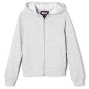 Sudadera con Capucha Personalizada de Forro Polar con Cierre Completo, Material de Poliéster/Algodón, Personalización con Logotipo, Impresión Personalizada para Escuela Secundaria - Product Image 1