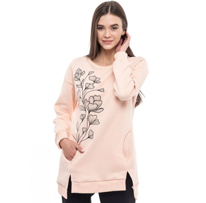 Sudadera Larga de Felpa de Algodón de Alta Calidad 2026 al por Mayor, Unisex, Lisa, Personalizable, Transpirable - Product Image 3