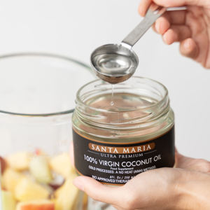 Huile de Coco Vierge Pressée à Froid Biologique Santa Maria 500ML - Product Image 2