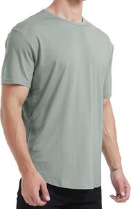 Custom Branded Men's Ultra Soft Bamboo T-<b>Shirt</b> Curve Lightweight Short Sleeve Casual Basic <b>Tee</b> <b>Shirt</b> From Bangladesh - Product Image 5