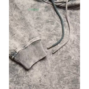 Nueva Llegada, Sudadera Unisex Personalizada, Tallas Grandes, Mangas Regulares, Impresión con Pintura, Lavado a la Piedra, Ecológica, 100% Algodón - Product Image 4