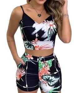 Conjunto de Pijama de Verano para Mujer en Satén de Seda - Cintura Elástica, Transpirable, de Secado Rápido, Ropa de Dormir, Vestido para Estar en Casa - Product Image 6