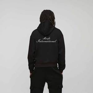 เสื้อฮู้ดดี้ผู้ชายคุณภาพพรีเมียมทรงโอเวอร์ไซส์ ผ้าคอตตอนหนานุ่ม สำหรับฤดูหนาว รับผลิตตามแบบ (OEM) พร้อมบริการปักโลโก้และพิมพ์ลาย 3 มิติ - Product Image 2