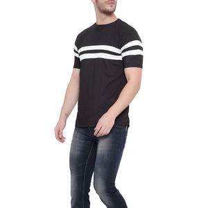 Camiseta Casual de Algodón para Hombre al por Mayor, Tejida, con Logotipo Personalizado, Manga Corta, Talla Grande, Diseño Sólido para Ropa de Trabajo - Product Image 6