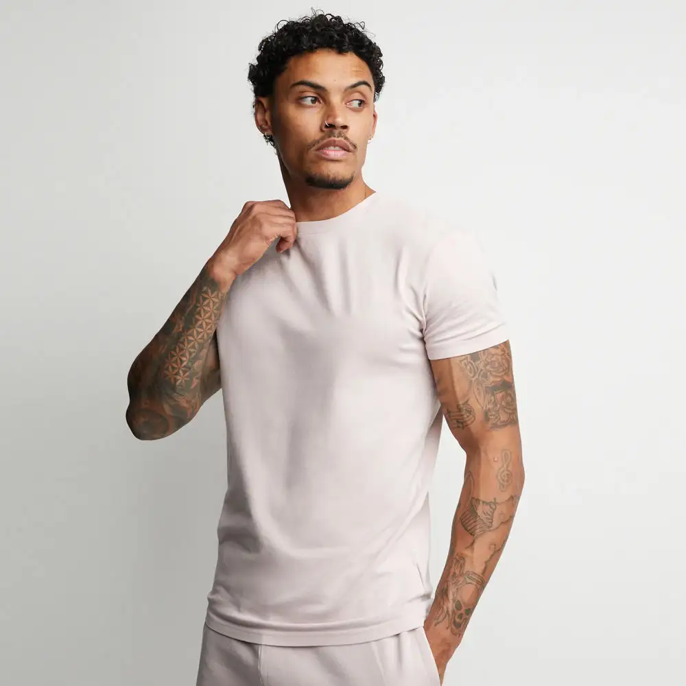 Produsen Pakistan musim panas gaya baru grosir desain terbaru 100% katun kasual kaus pria kustom untuk dijual