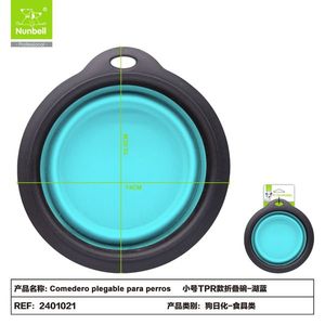 Wholesale TPR Portable Collapsible Pet Feeding Bowl Foldable <b>Dog</b> Bowl by Manufacturer - Product Image 1