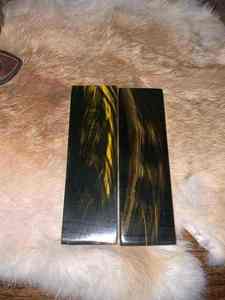 10 Piezas de Placas de Cuerno de Carnero y Oveja Prensadas, Hechas a Mano, Ecológicas, Modernas y Naturales, para Cuchillos, de Alta Calidad, Tamaño Personalizado - Product Image 3