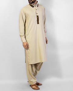 Venta al por mayor de fábrica de algodón Shalwar Kameez conjunto de los hombres, 100% de algodón Casual Kameez vestido, superventas musulmán Salwar Kameez - Product Image 3