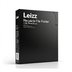 Leitz Recycle File <b>Folder</b> <b>A4</b> 250 Sheets Black - Product Image 2