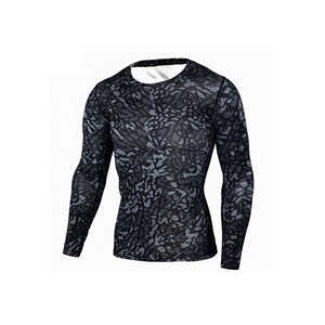 Hombres 100% algodón BJJ Rashguard sublimación impresa Spandex gimnasio ajustado camisas transpirable suelta ajuste camiseta sublimación impresa - Product Image 5