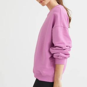 Sweat-shirt oversize tendance pour femmes, vente en gros personnalisée, haut décontracté à col rond, streetwear pour femmes - Product Image 3