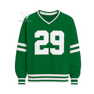 Vente en gros de vêtements de sororité grecs Iota Phi Lambda sweat-shirt col en V brodé surdimensionné attirail grec - Product Image 1