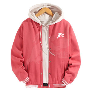 Vente chaude Hommes Hiver Varsity Vestes Street Style avec Laine Corps En Cuir Manches Respirant pour Adultes Avant Logo Inclus - Product Image 1