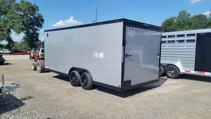 Nouvelle remorque de camion fermée 8,5x16 11,4K avec pack Black Out, capacité de charge de 200 kg, finition pewter, fabriquée en Floride - Product Image 4