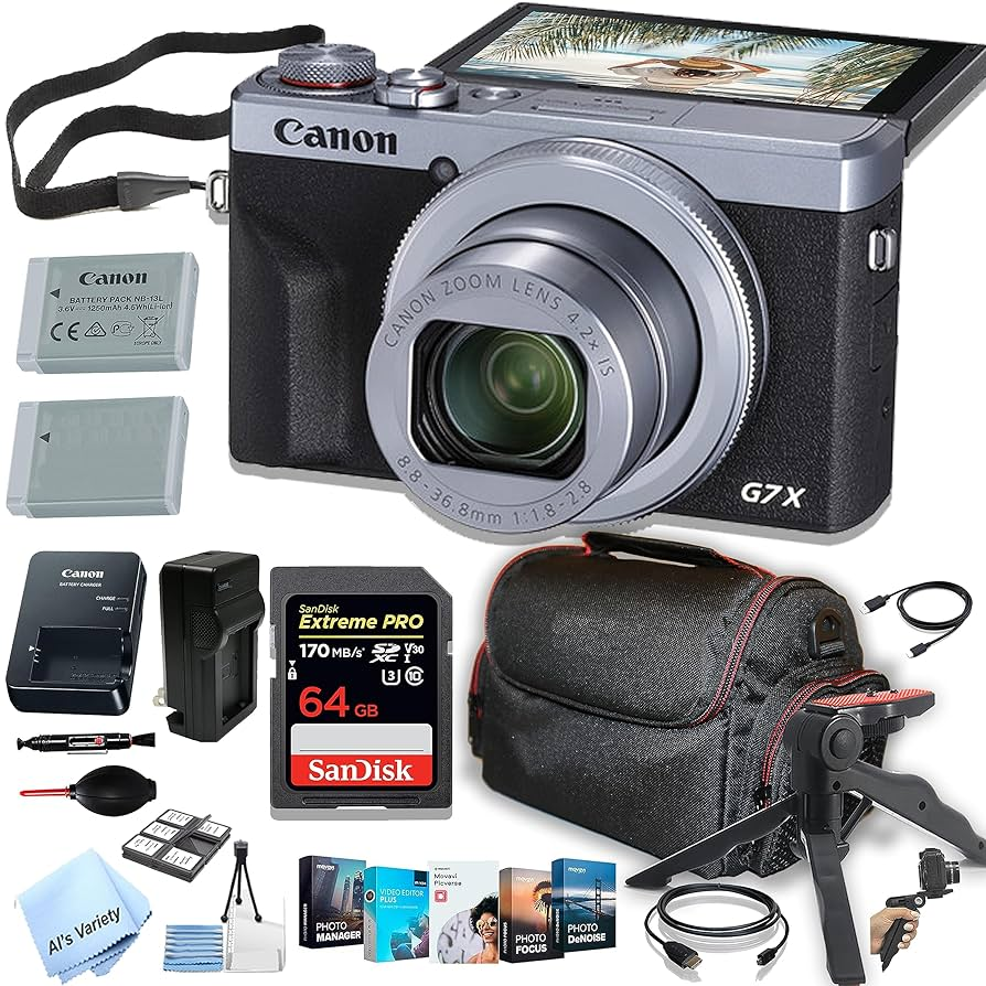 Лидер продаж, новая Оригинальная цифровая камера Can PowerShot G7 X Mark III 20,2mp 4K 4,2x оптический зум