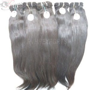 Extensión de paquete de cabello humano virgen alineado con cutícula cruda 10A Proveedor de paquete de cabello recto - Product Image 2