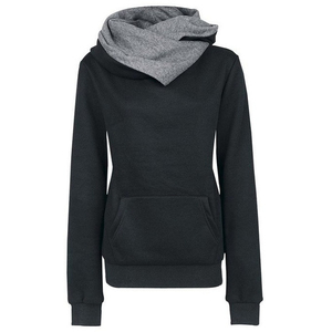 Sweat à capuche oversize en polaire tricoté pour femme, sur mesure, hiver 2025, fermeture éclair, pull chaud, poche respirante, écologique, grande taille, court - Product Image 6